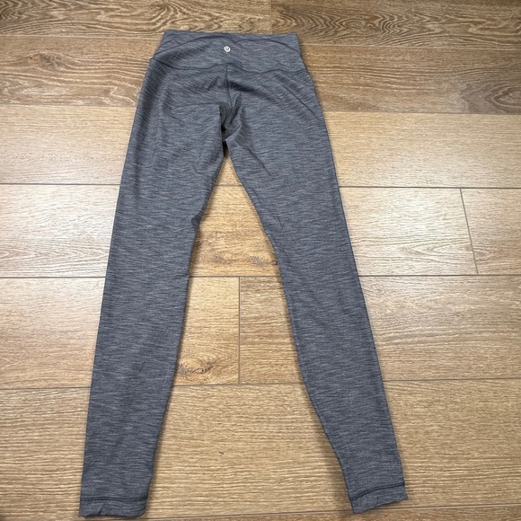 Lululemon Wunder Under Hi-Rise Tight Full On Luxtreme Heathered Black Sz 6, 28" - Picture 3 of 7